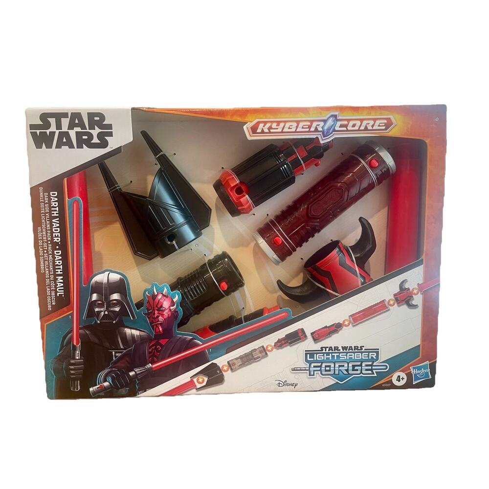 Star Wars Lightsaber Forge Kyber Core Dark Side Villains 🔥NEW🔥Darth Mader Maul